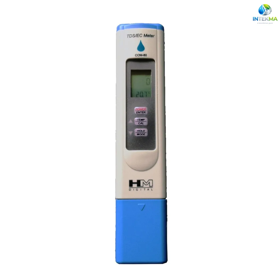 Testeur 3-en-1 HM Digital COM-80 - TDS, Conductivité (EC) et Température - INTEKMA Instruments