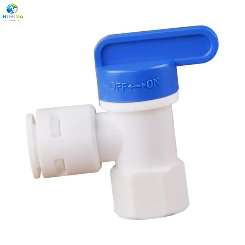 Vanne à Boisseau Sphérique pour Réservoir RO - Connexion Rapide 1/4