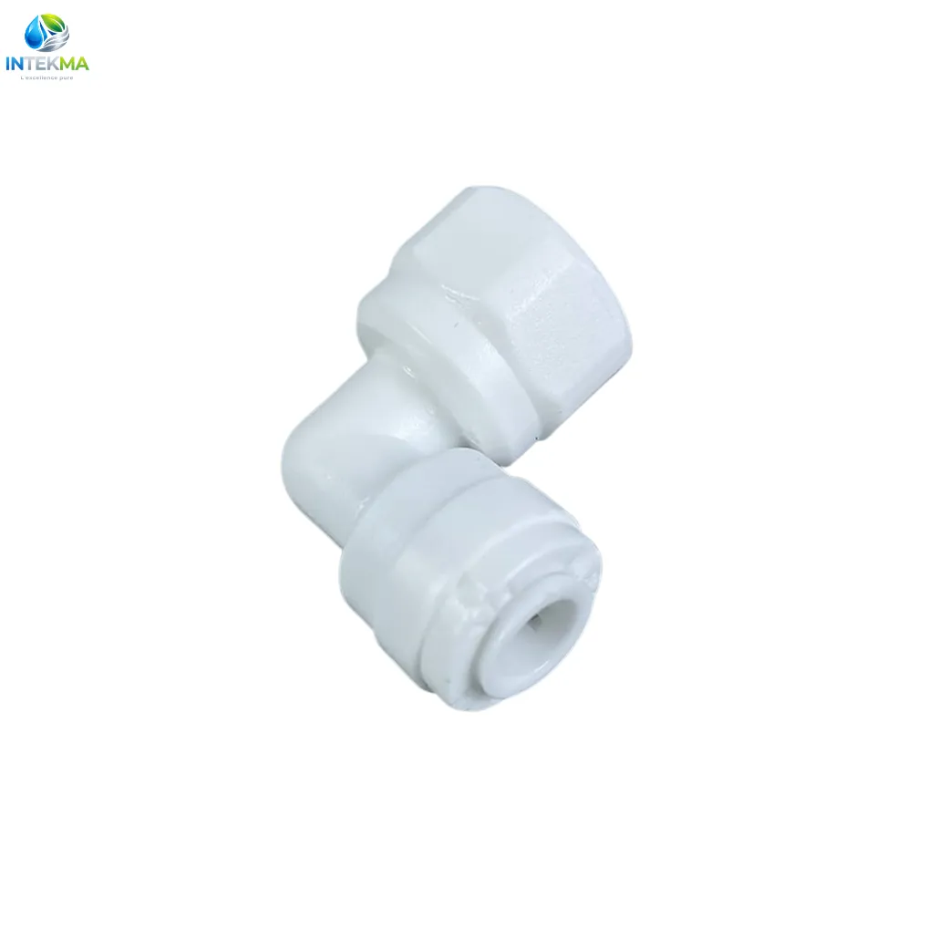 Raccord Coude Union 1/4 pouce – Connecteur Rapide à 90° pour Tube Osmoseur - INTEKMA Accessoires