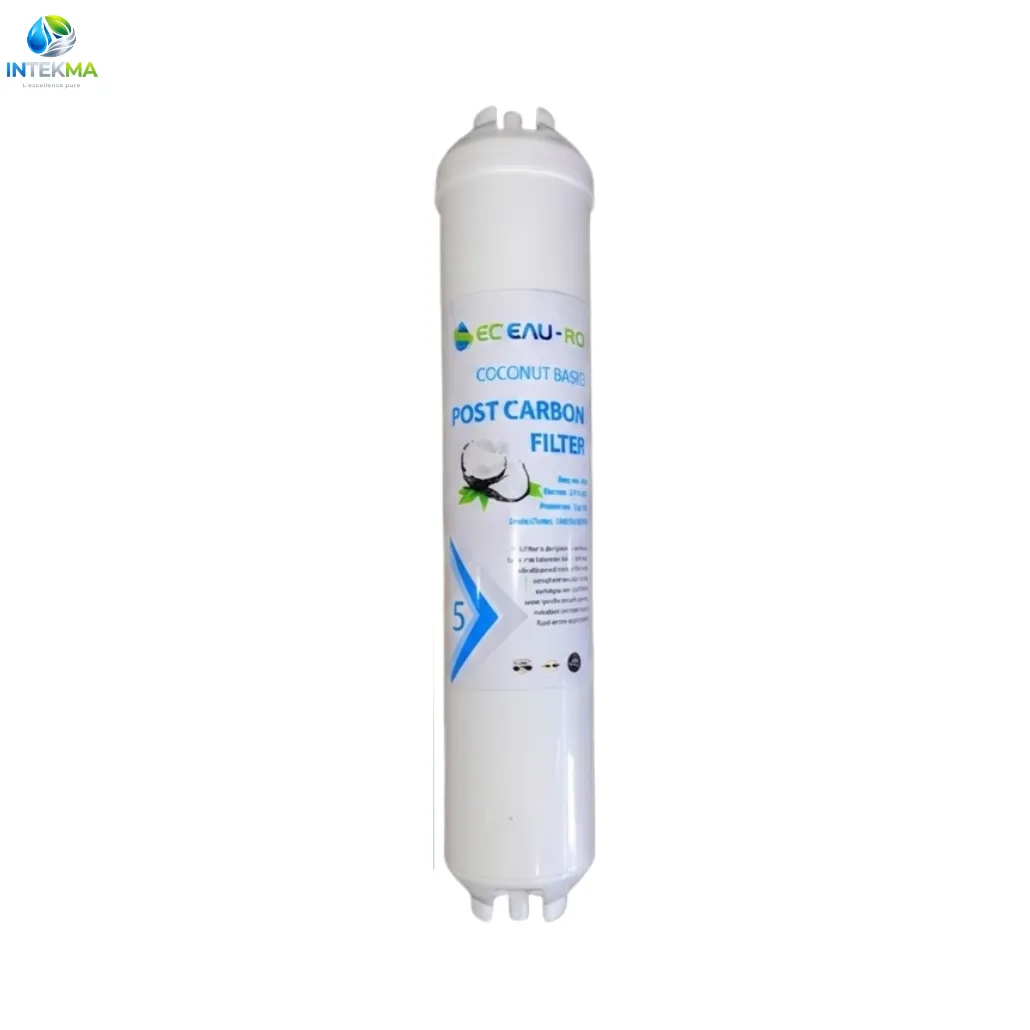 Cartouche de Filtre Post-Charbon Actif de Noix de Coco - Étape 5 pour Osmoseur RO PRIME - INTEKMA Consommable
