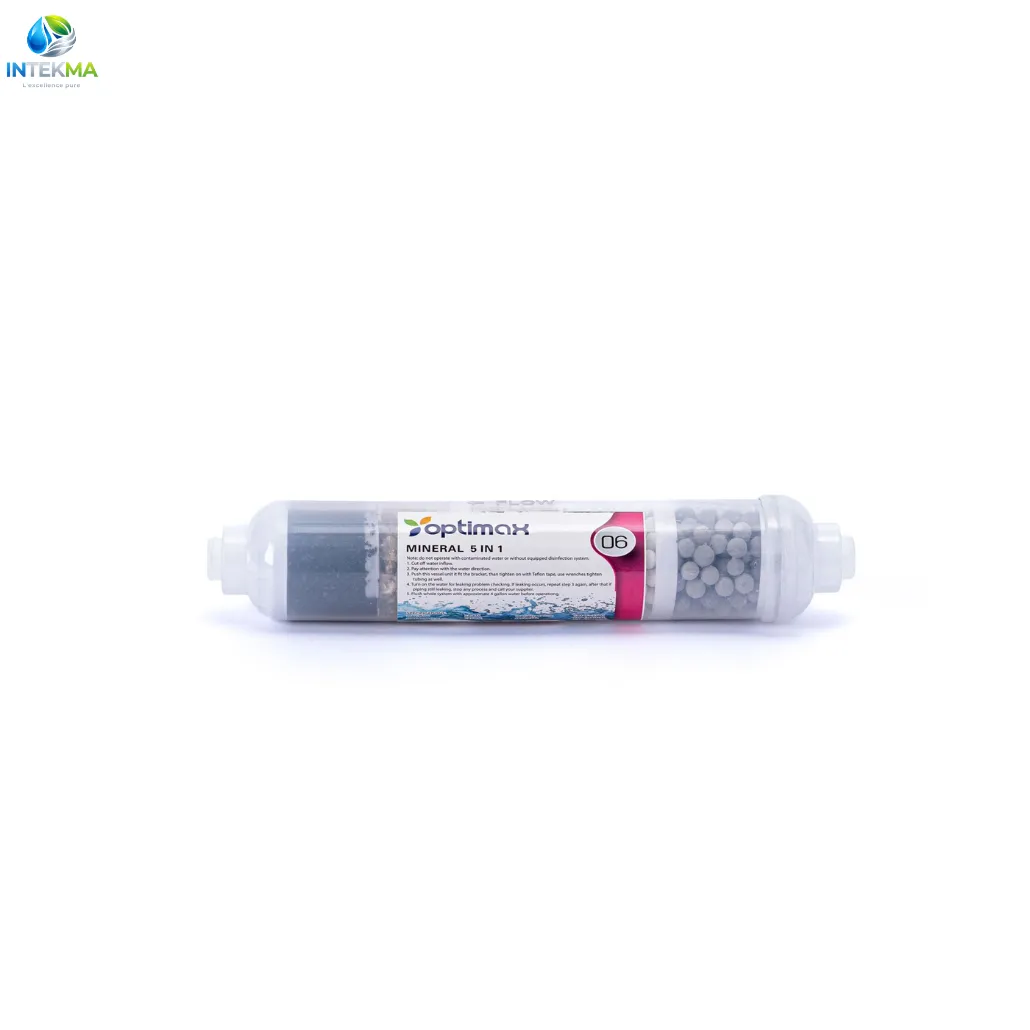 Cartouche de Reminéralisation Optimax Mineral 5 in 1 - Étape 06 pour Osmoseur Inverse - INTEKMA Consommable
