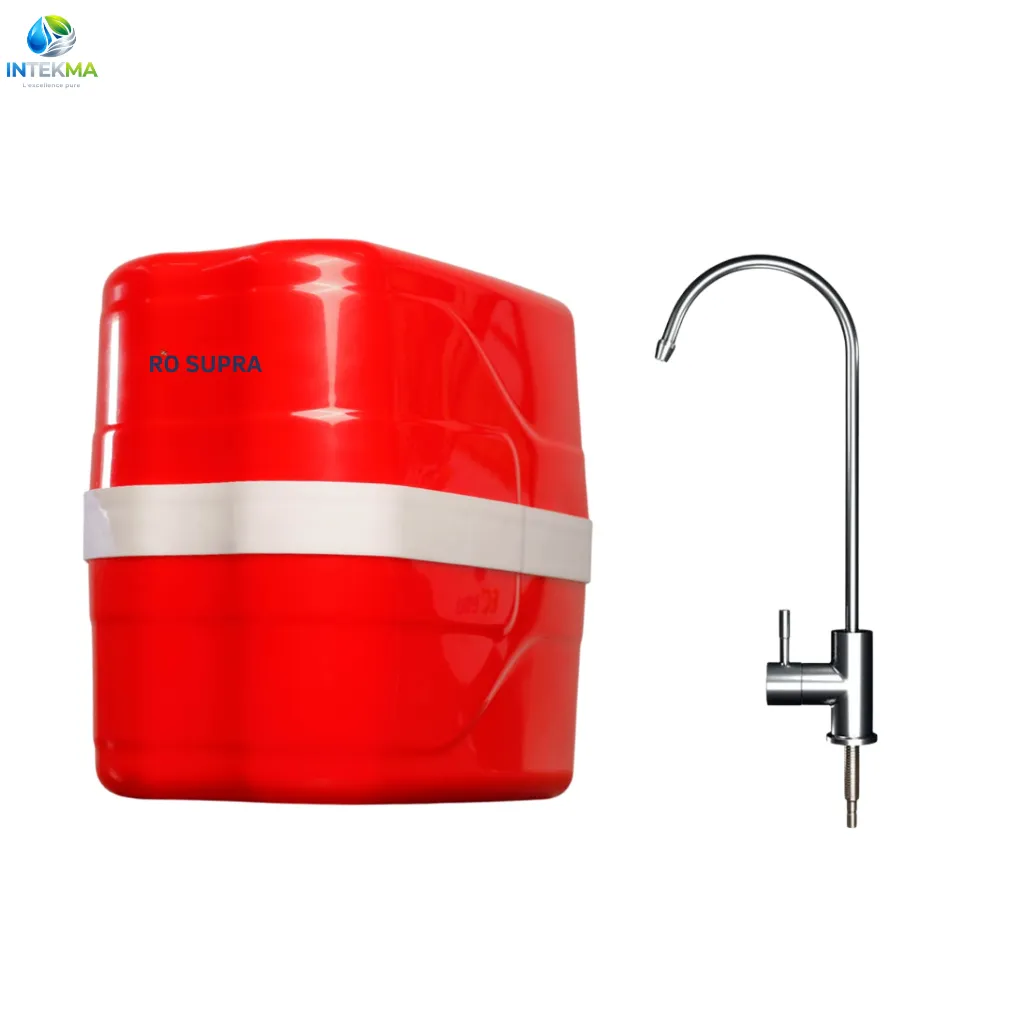 Osmoseur Compact RO SUPRA - 6 Étapes - 300 Litres/Jour - Système SHUTOFF - INTEKMA Purificateurs